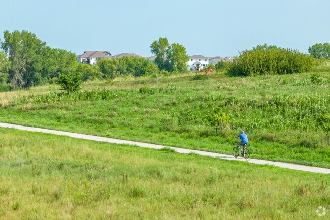 Flanagan Lake has miles of trails.
