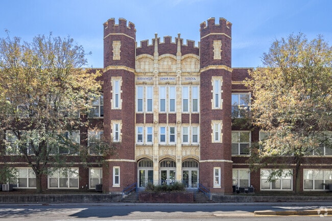 Building Entrance - Roosevelt School Apartments