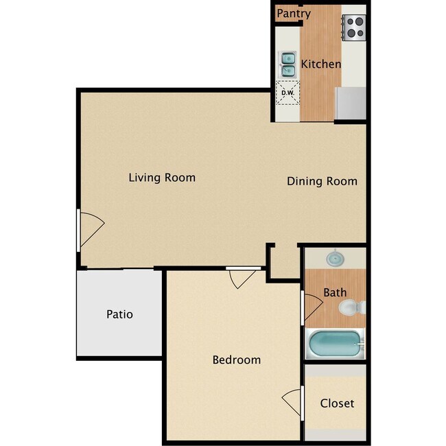 Interior Photo - MIA Forest Oaks