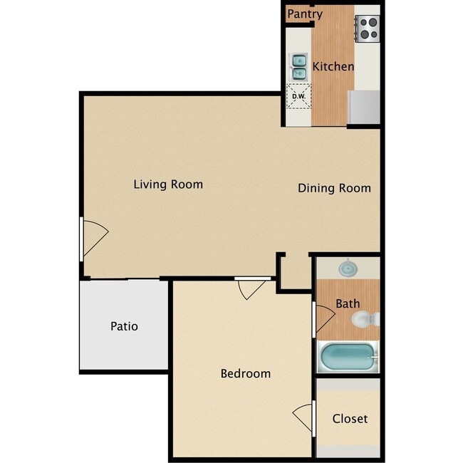 Interior Photo - MIA Forest Oaks