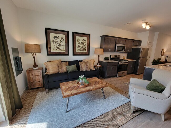 Plano de planta Madison: sala de estar y cocina - Union Summit