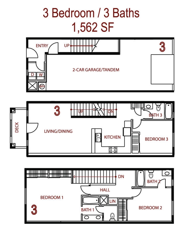 3BR/3BA - Winfield Terrace