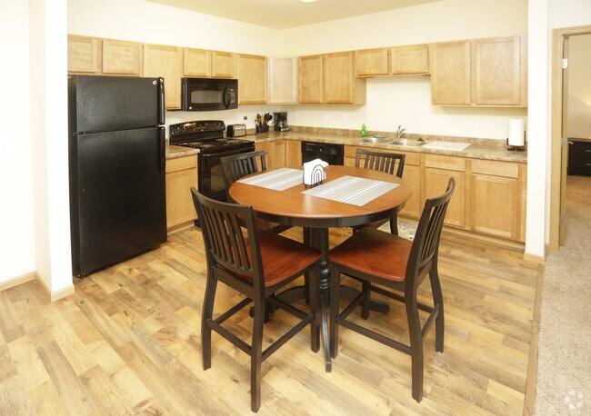 Modelo de la zona de dos habitaciones - Amber Pointe Apartments