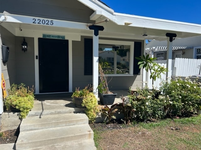 front porch - 22025 Galvez St