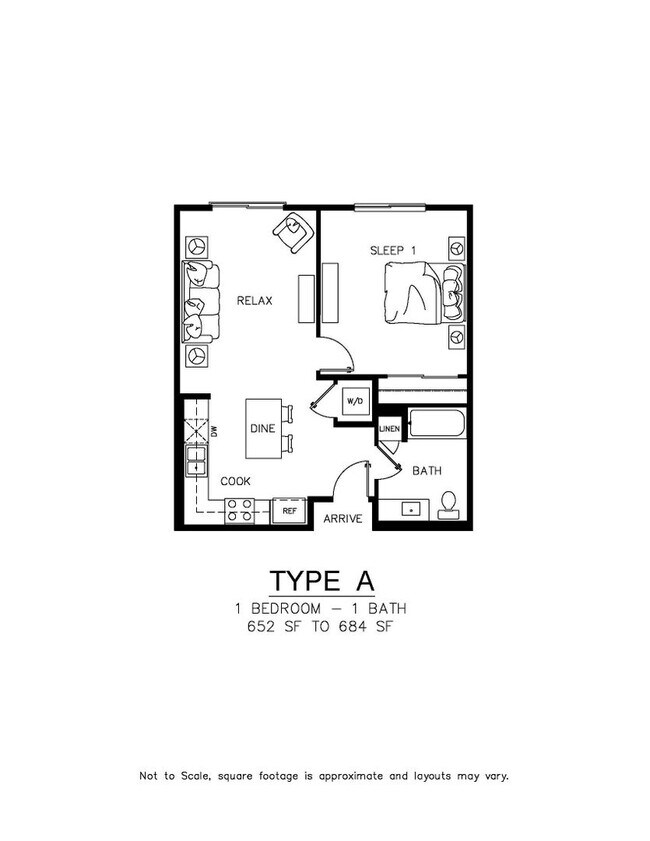 Foto del edificio - Unit Type: A | 1 Bedroom | 1 Bathroom