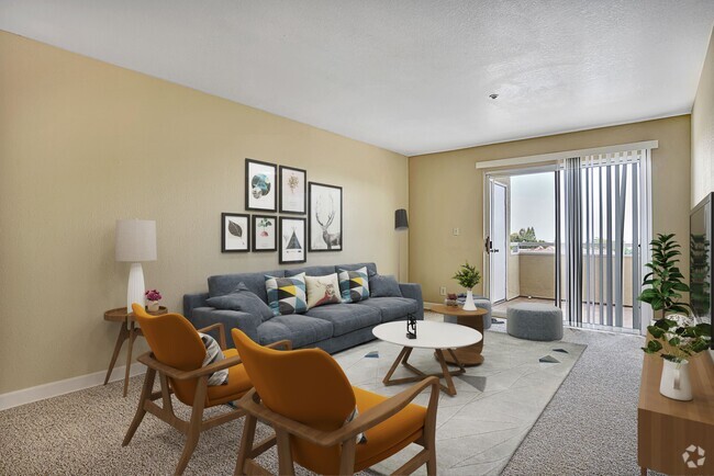 Living Room - Sunhill Apartments