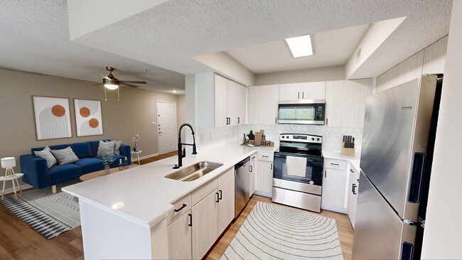 Newly Renovated Kitchen with Stainless Steel Appliances - 1250 West Apartments