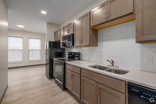 Estudio 1BA - 510SF - Cocina - Aura at Innovation Square