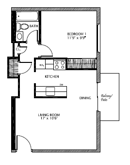 1BR/1BA - The Observatory Building