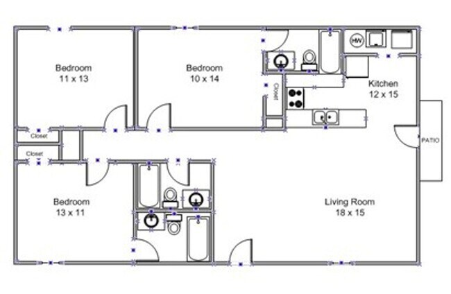 Foto del edificio - 3 bed 3 bath house! Water and Internet included!!