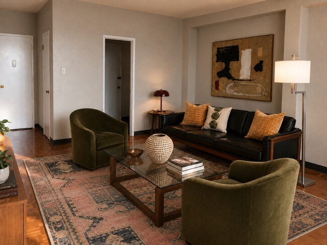 Medium 1BR / Living Room - The Sheraton