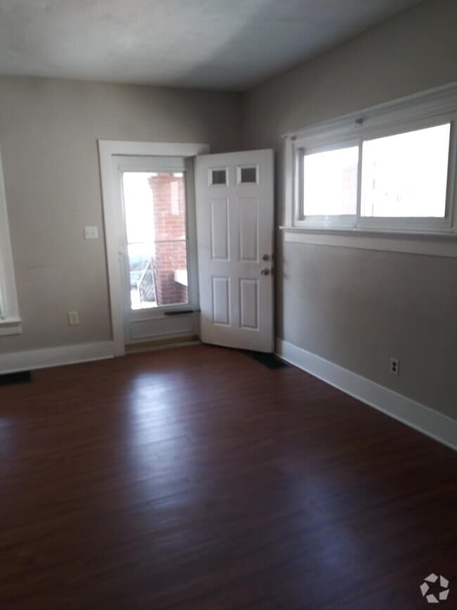 Looking out front door from living room - 704 Kolping Ave
