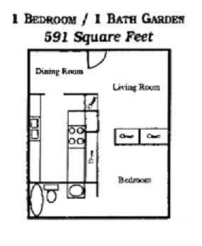 1BR/1BA - RidgeTop