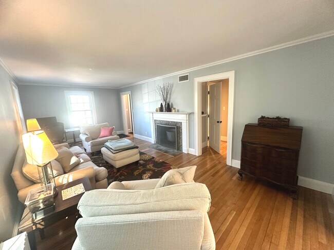 Vista de la chimenea de la sala de estar - 164 Florence Rd