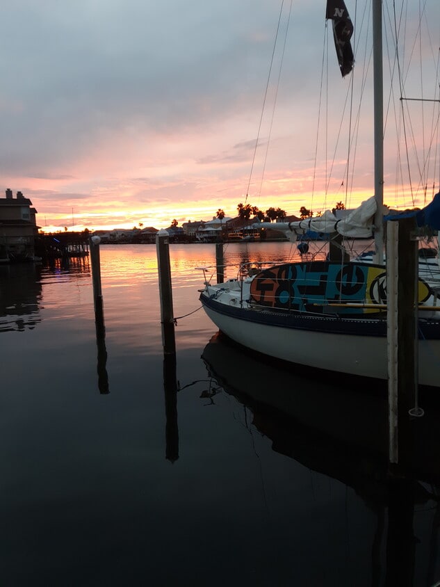 Sunset view on canal - 15421 Seamount Cay Ct