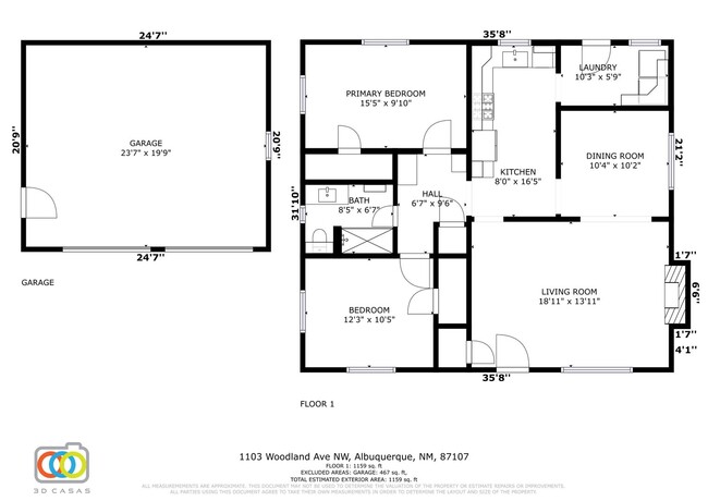 Building Photo - Cozy Valley 2 bd w/spacious back yard (2 c...