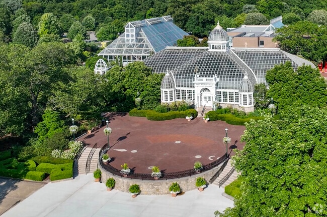 Wolfe Palm House at a landmark at the Franklin Park Conservatory.