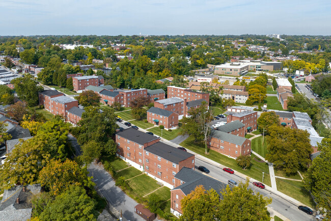 Aerial Photo - Maplewood Apartments