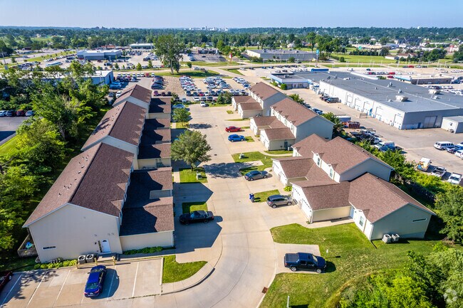 Aerial Photo - Council Square Townhomes