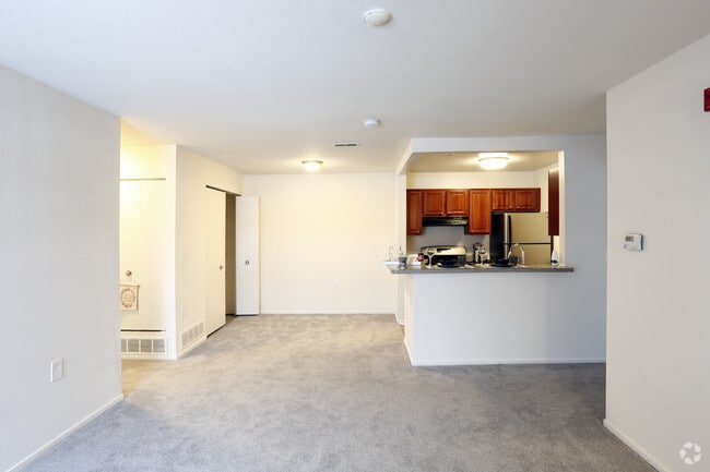 Two Bedroom - Living Room - Canton Club Apartments - Canton, MI