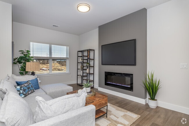 2 habitaciones, 2,5 baños, 1286 pies cuadrados, sala de estar - The Reserve at Timber Ridge