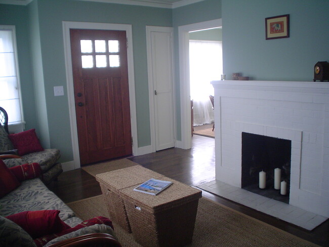 Living Room with Fireplace - 1600 Pacific Ave