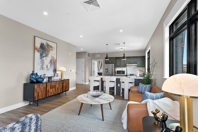 B2 Floorplan: Living Room - The Byline. West Hartford Apartments