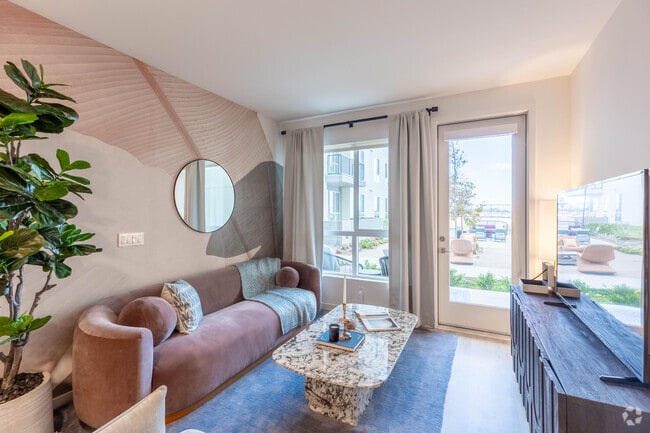 2BR, 2BA - 1,151SF - Living Room - Folia