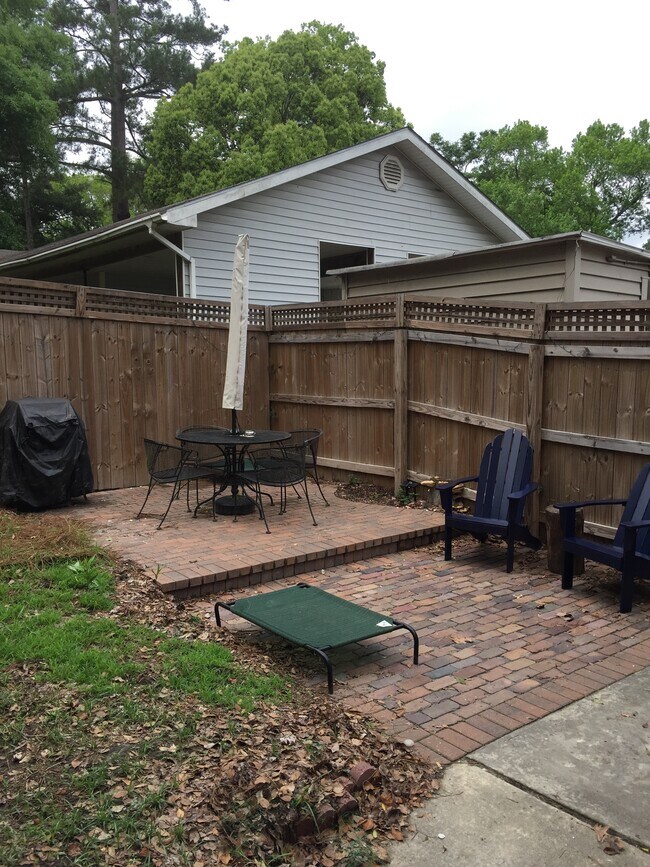 Backyard Patio - 617 Wheeler St