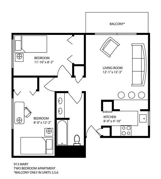 Building Photo - 2 br, 1 bath Apartment - 913 Mary 3