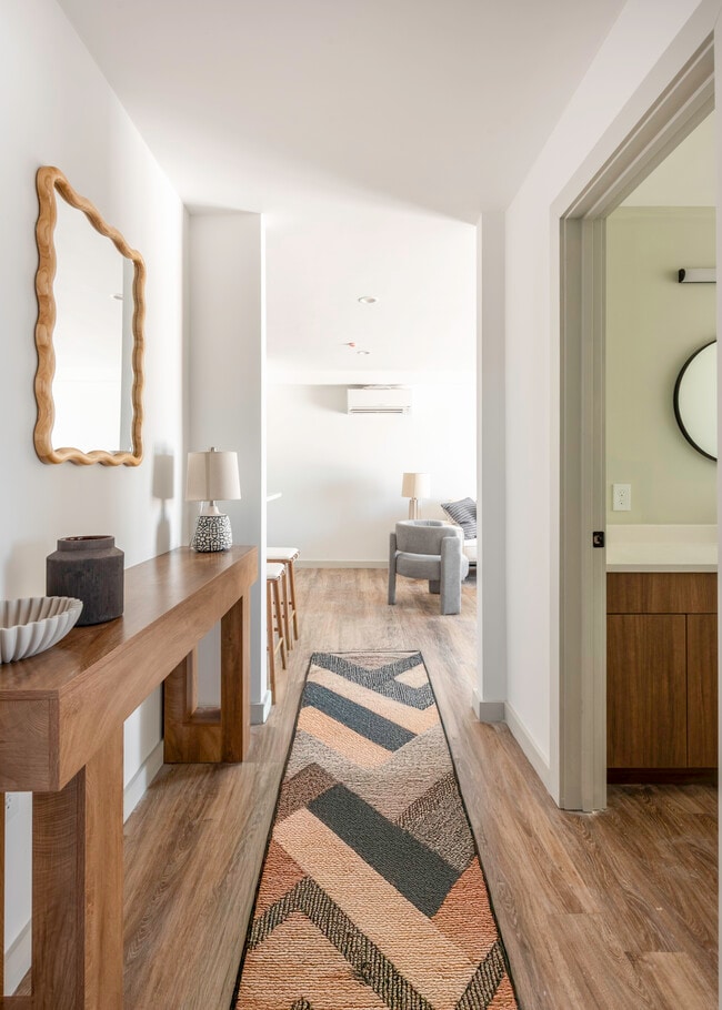 2 Bed 1 Bath - Hallway - The Abby
