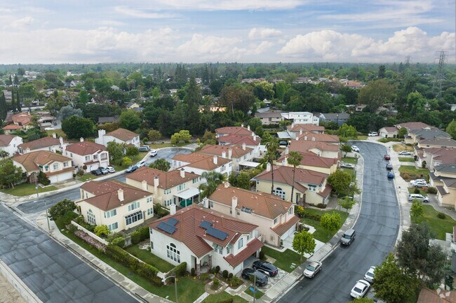 Mediterranean style community in East San Gabriel