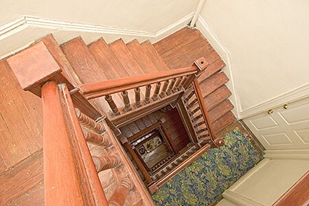 Interior: Staircase - Looking Down - 536 W 149th St