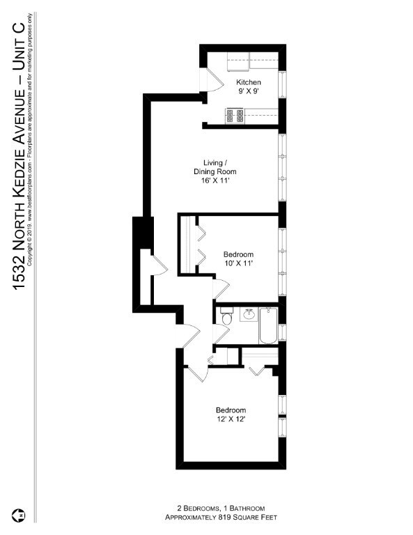 Foto del edificio - Humboldt Park 2 bed near the 606 trail