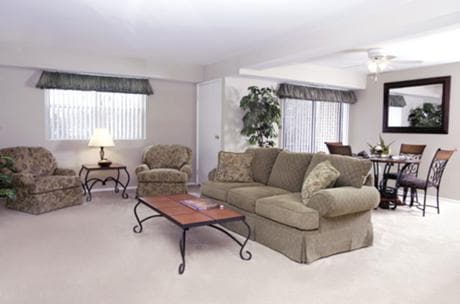 Living Room - Deer Park Apartments
