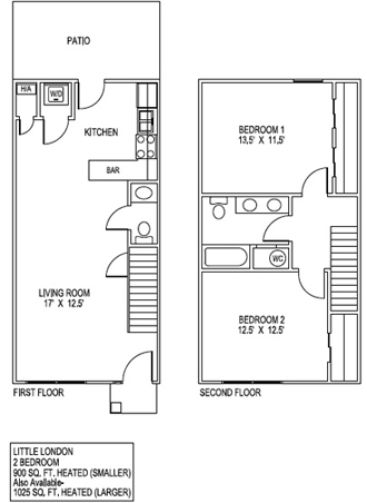2HAB/1.5BA - Little London