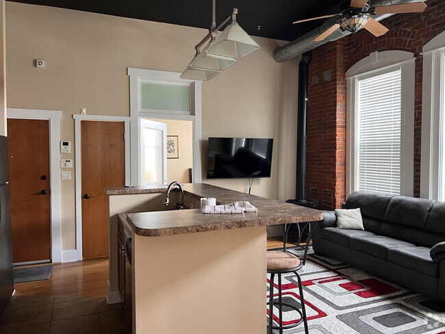 Kitchen/Living Room to Bedroom 1 - 124 N Neil St