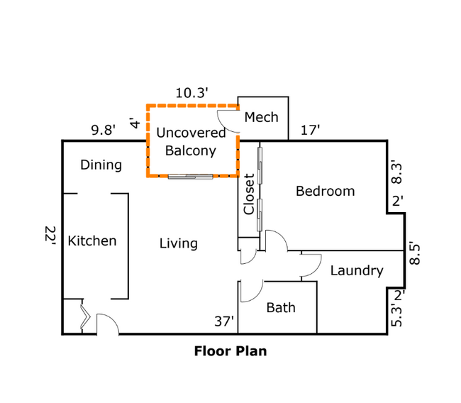 Floor Plan - 18401 Guildberry Dr