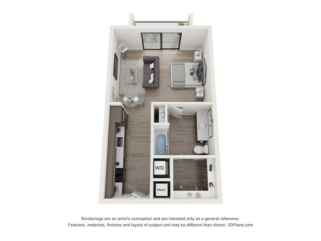 Plano de planta - Montage at Midtown