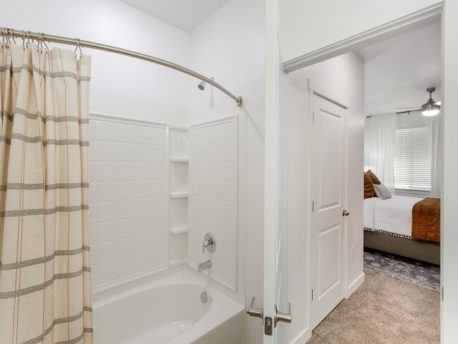 Bathroom in Main Bedroom - The Veridian Apartments & Townhomes