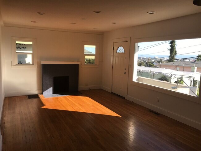Living room to fireplace - 4816 Gordon St