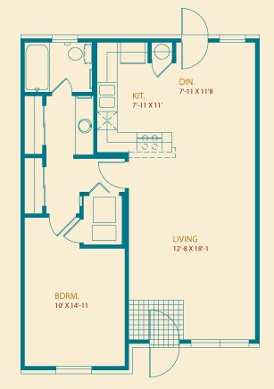 1HAB/1BA - Valley Forge Apartments