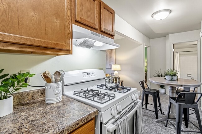 Cocina de los apartamentos Creekwood - Creekwood