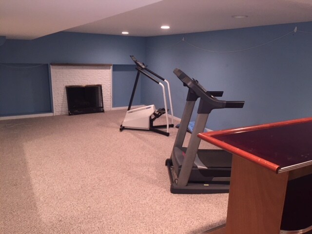 Finished basement rec room - 719 Bristol Ave NW