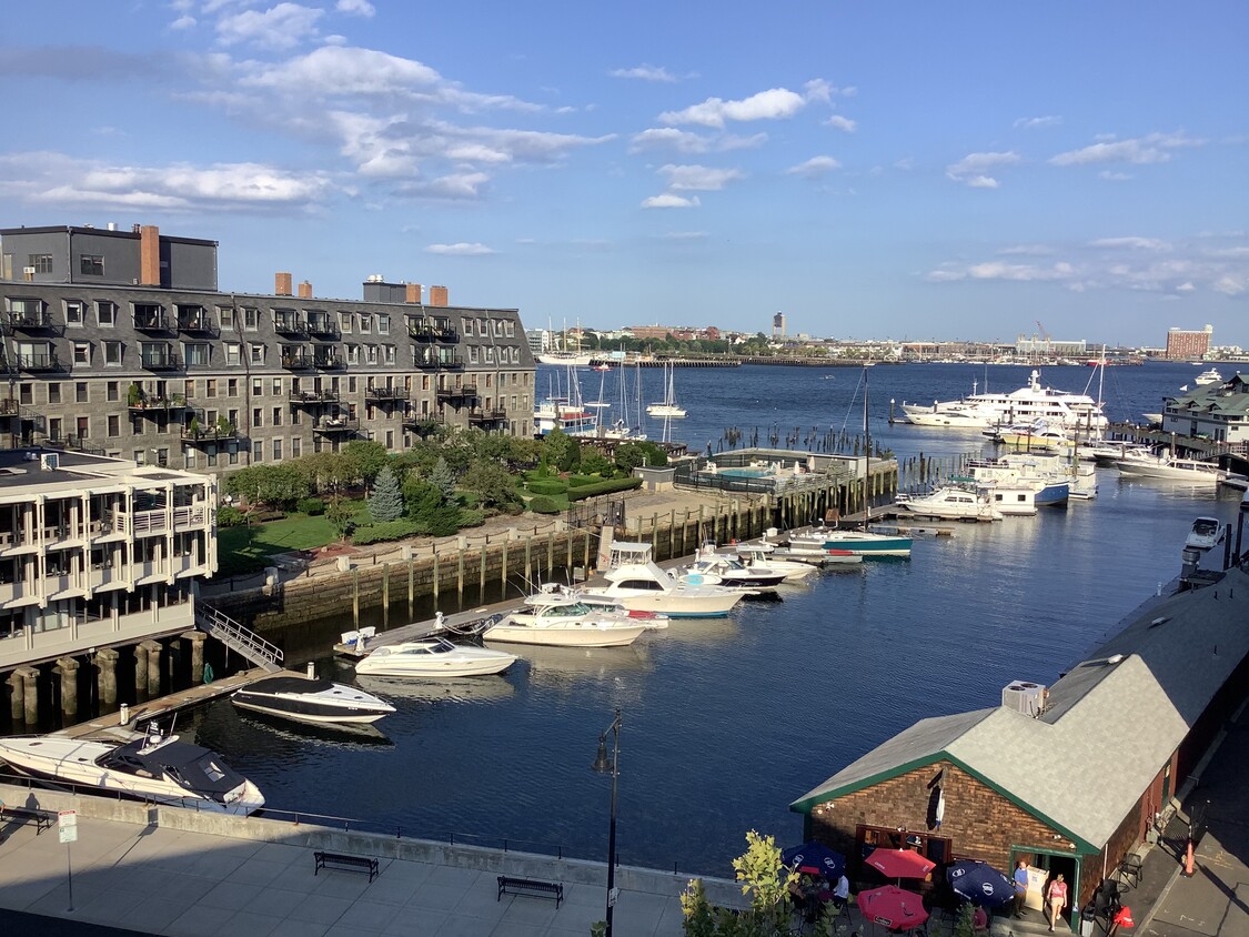 View from this top floor apartment - 10 Commercial Wharf