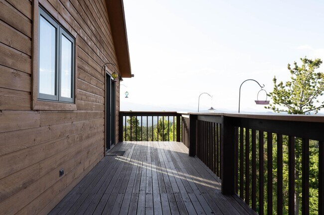 Main deck off kitchen and great room - 153 Skyline Dr.