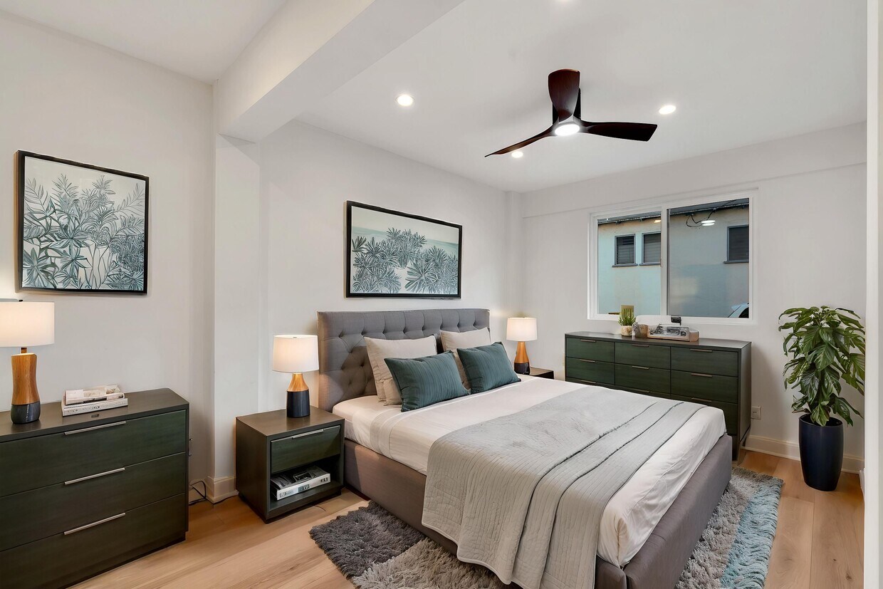 Dormitorio preparado - 20th St. Apartments