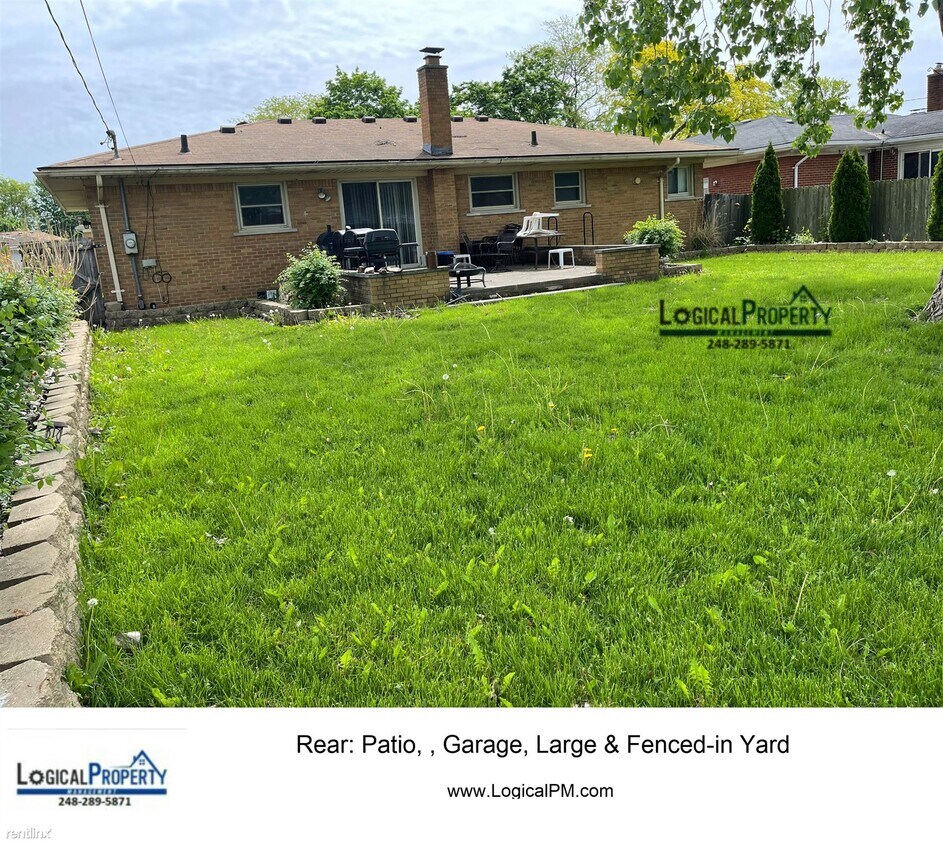 3 br, 2.5 bath House 24905 Patricia Ave House Rental in Warren, MI