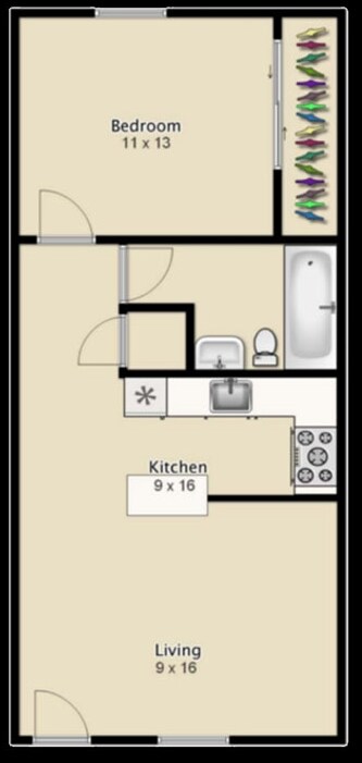 1HAB/1BA - Woodington Management Properties