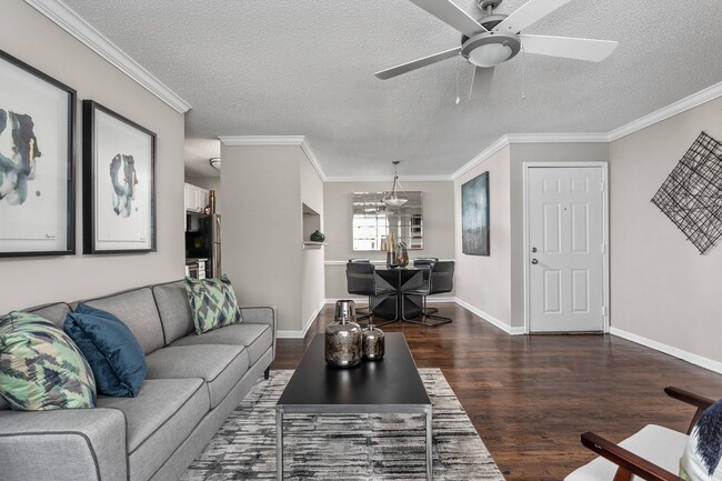 Open Floor Plan Living Room - Arbors River Oaks Apartments